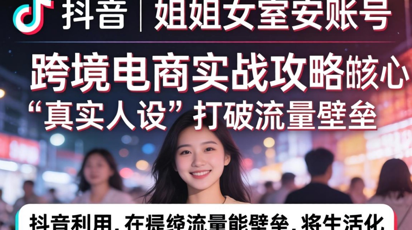 TikTok 姐姐女室友账号怎么做