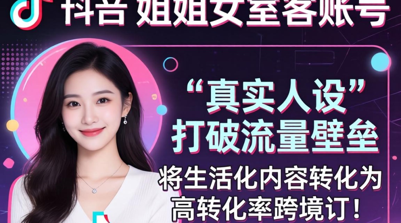 TikTok 姐姐女室友账号怎么做