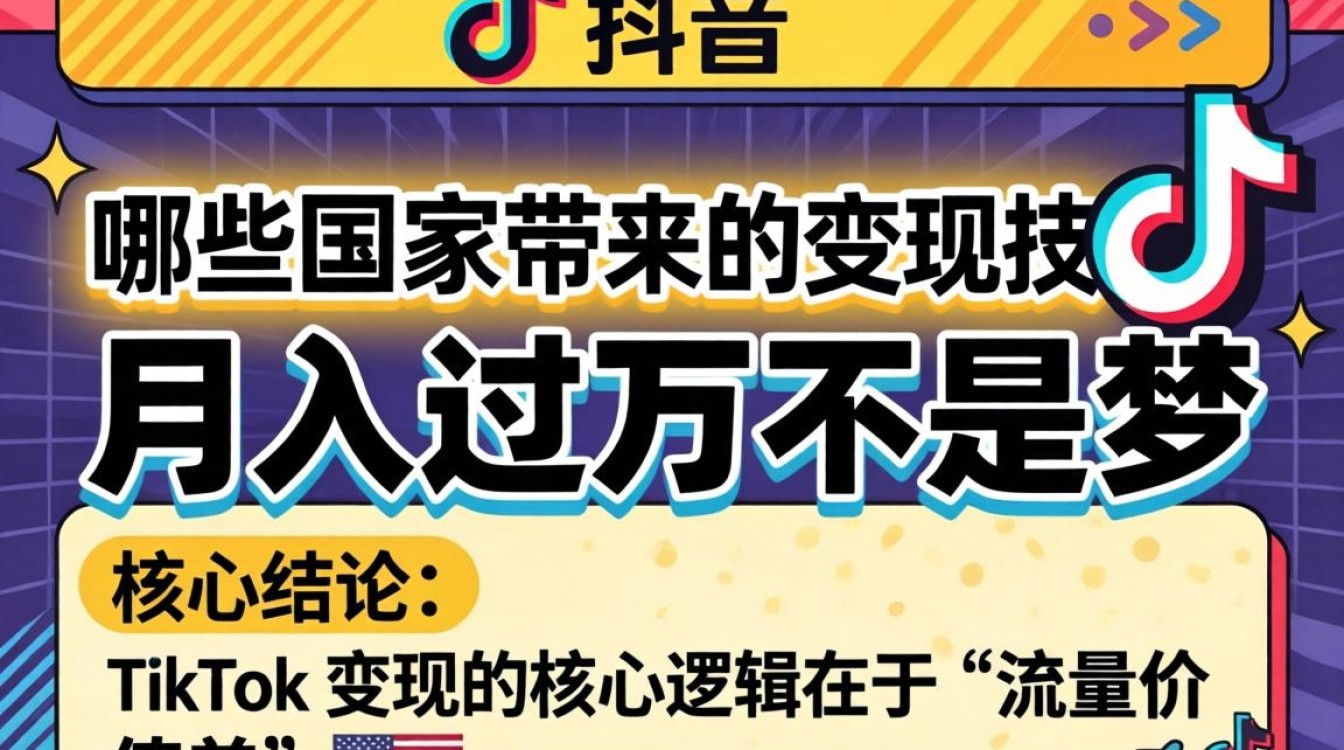 TikTok 哪些国家带来的变现技巧