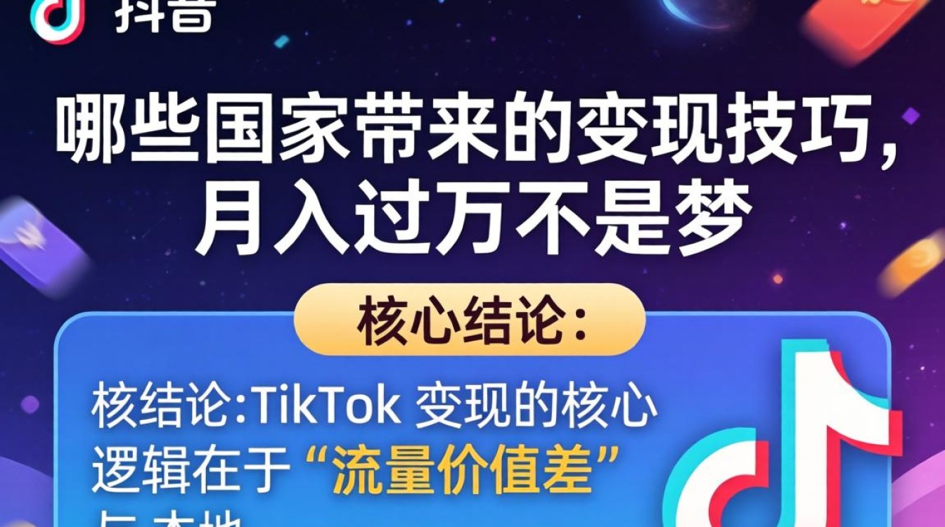 TikTok 哪些国家带来的变现技巧
