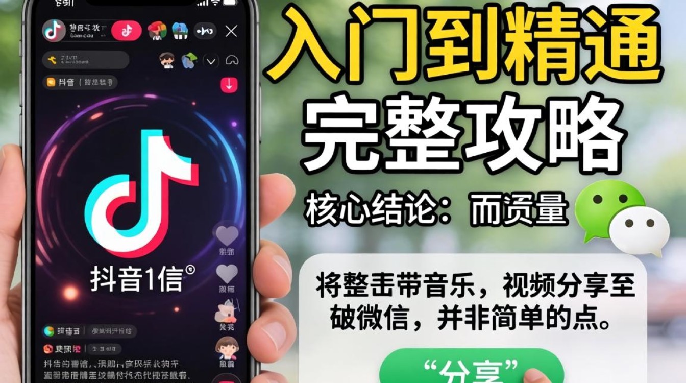 抖音音乐分享到微信完整攻略