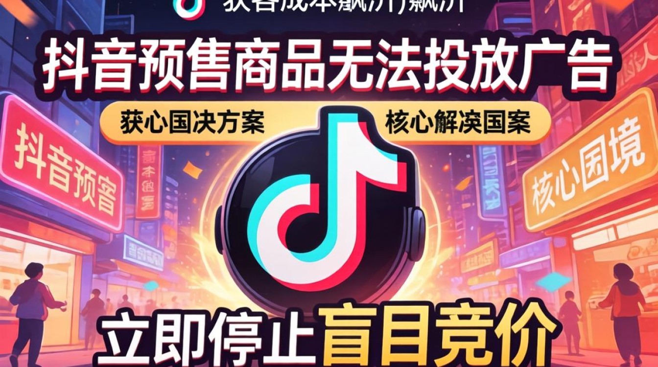 抖音预售不让推广怎么办
