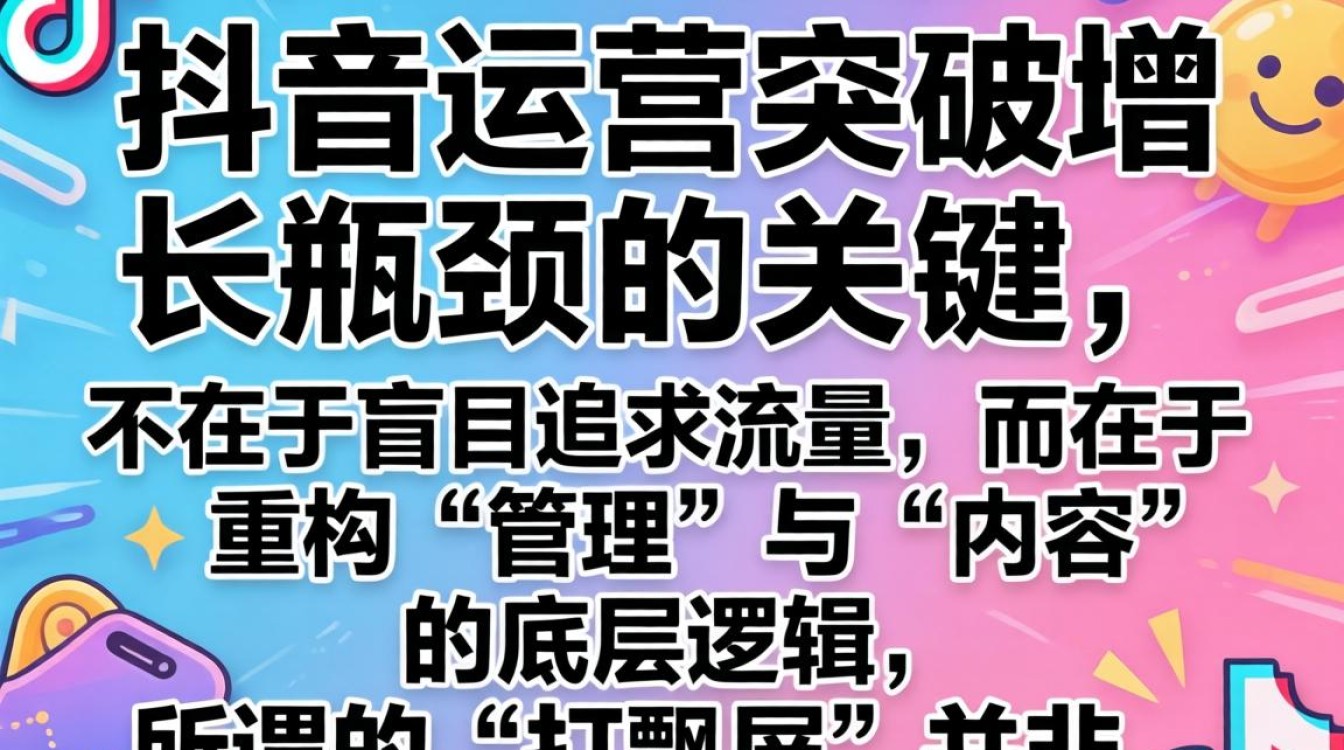 抖音运营突破增长瓶颈高级技巧