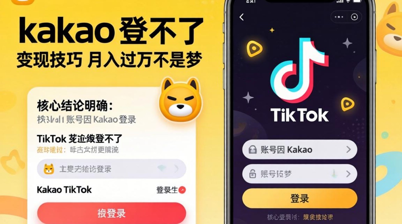 TikTok 用 Kakao 登录不了怎么办