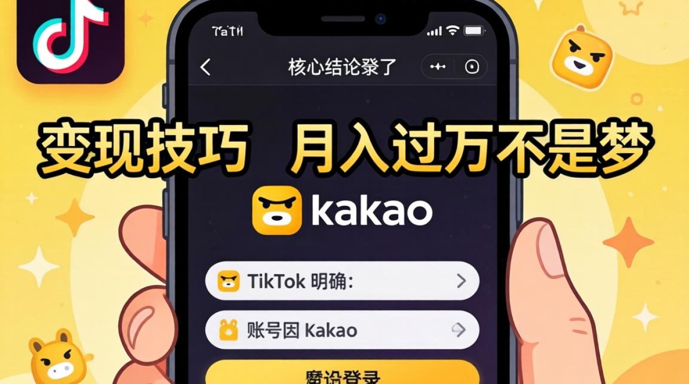 TikTok 用 Kakao 登录不了怎么办