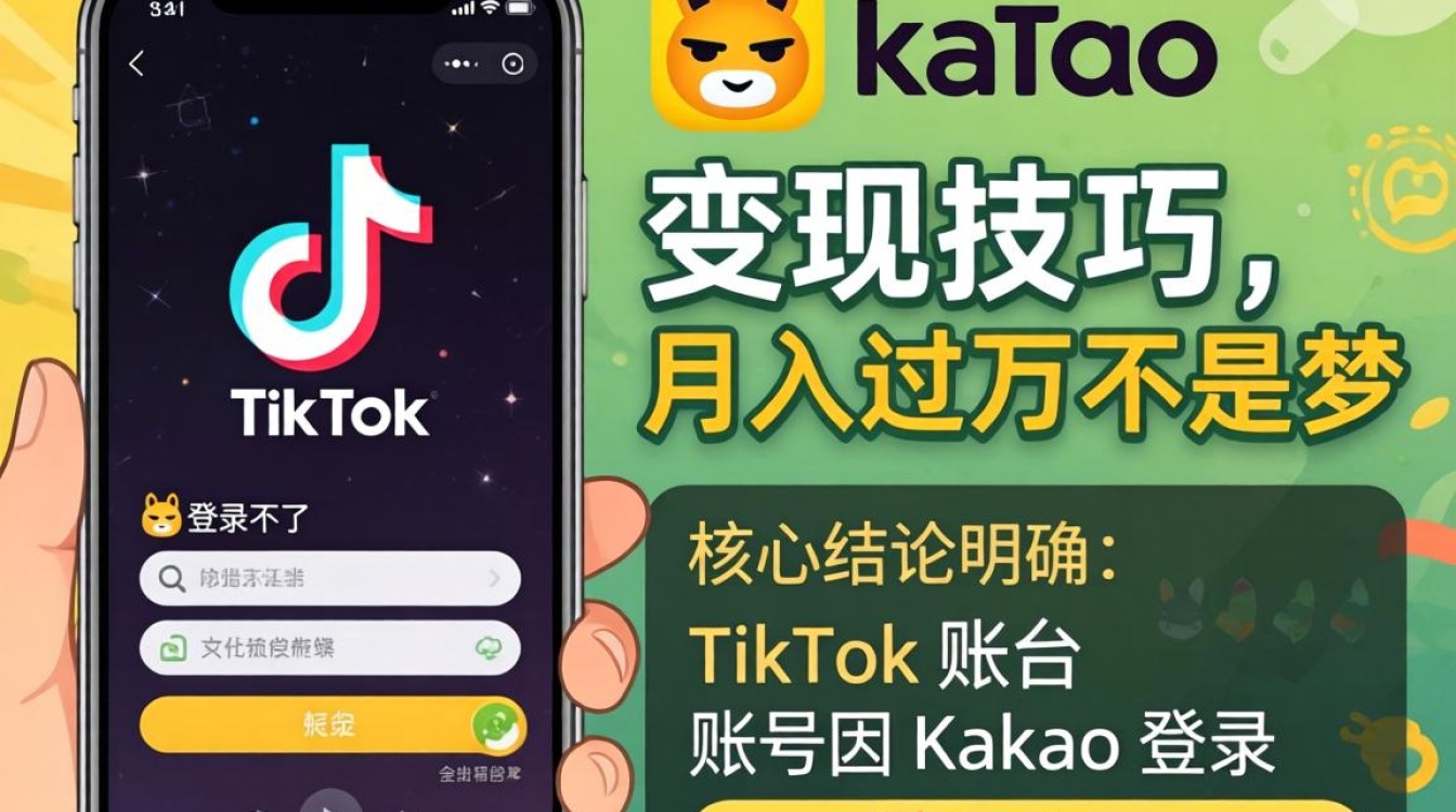 TikTok 用 Kakao 登录不了怎么办