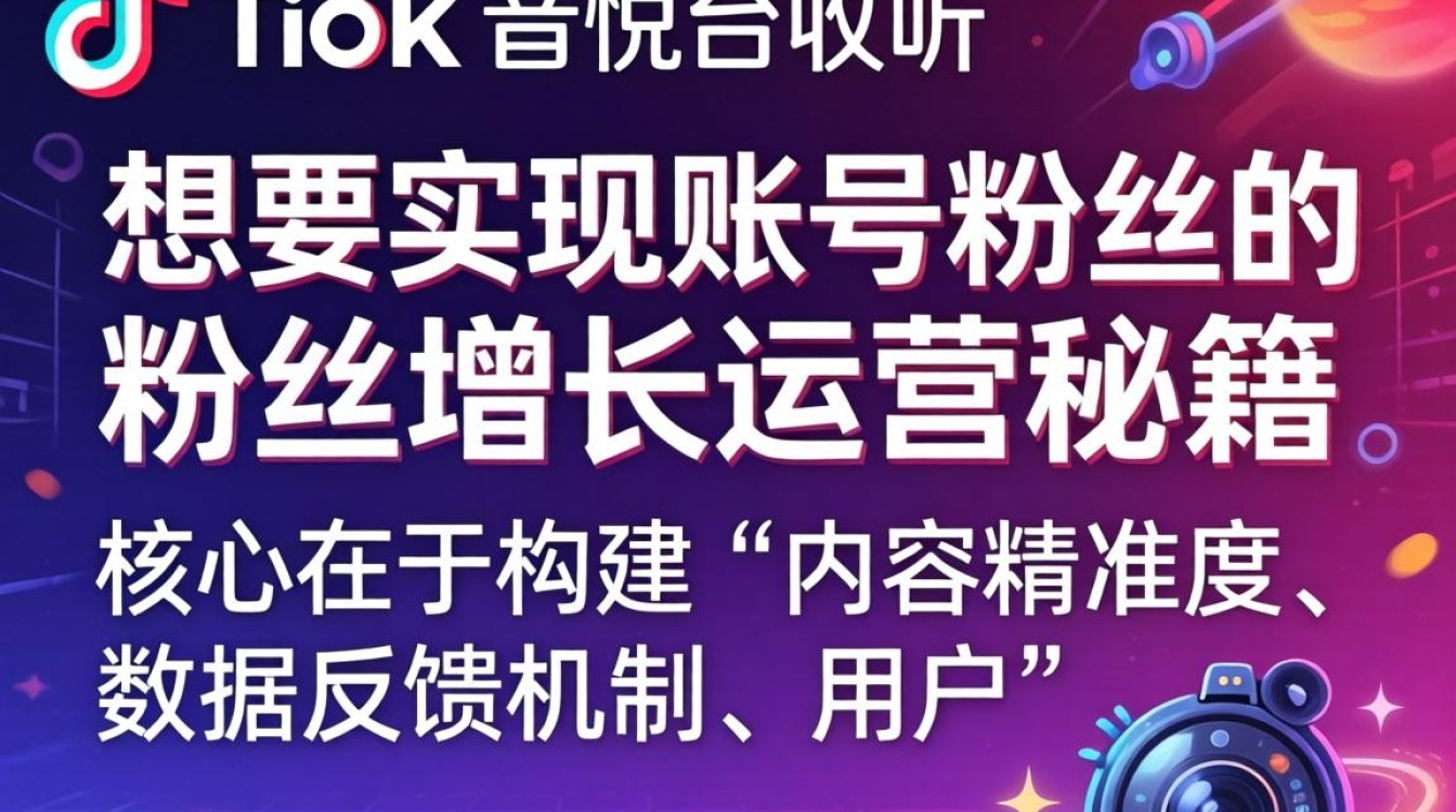 TikTok 音悦台收听粉丝增长运营秘籍