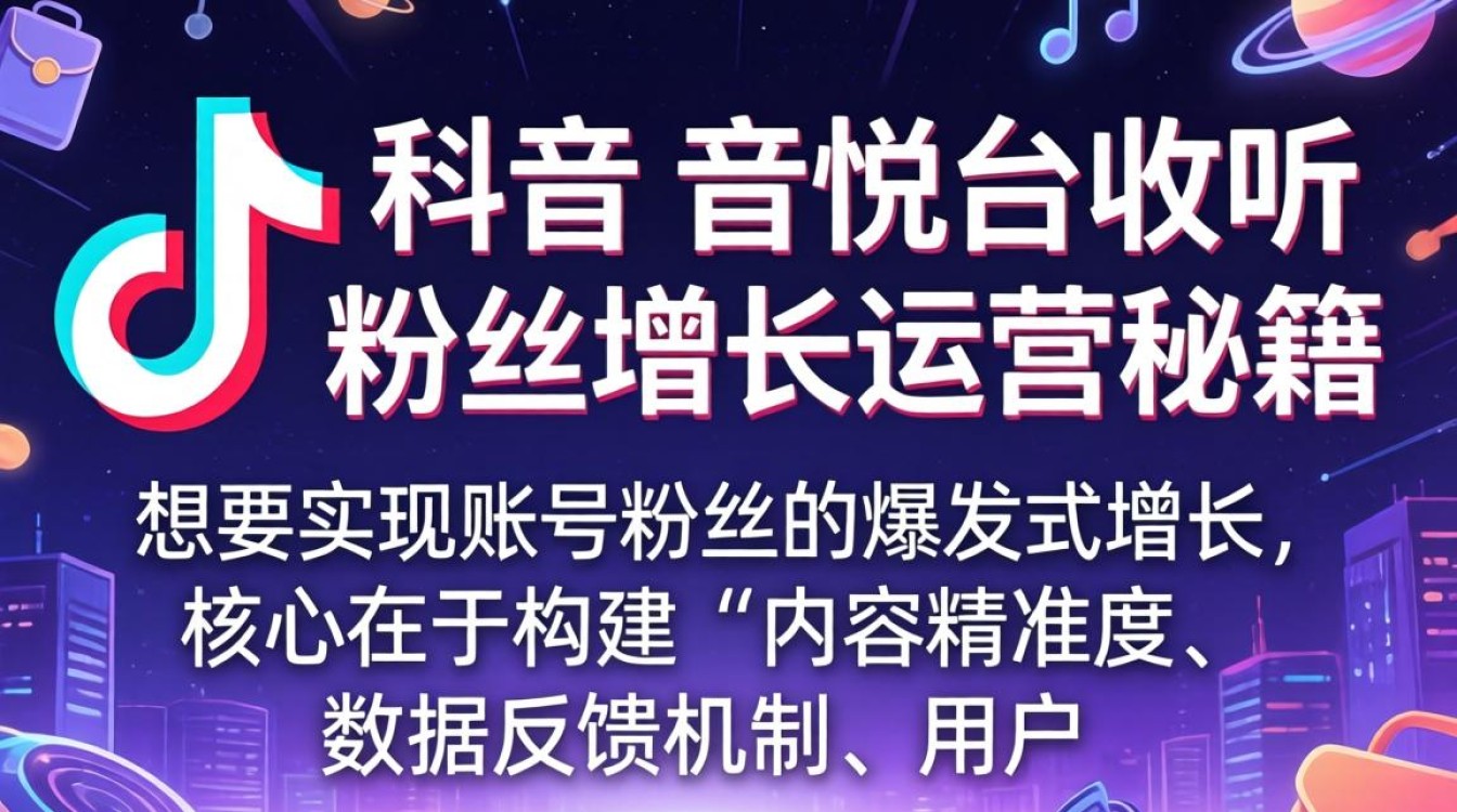 TikTok 音悦台收听粉丝增长运营秘籍