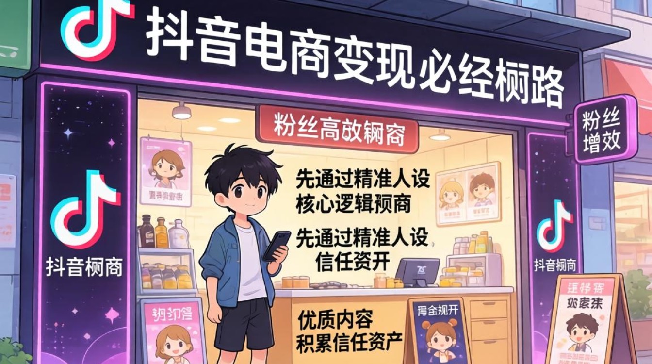 抖音里怎么添加商品橱窗