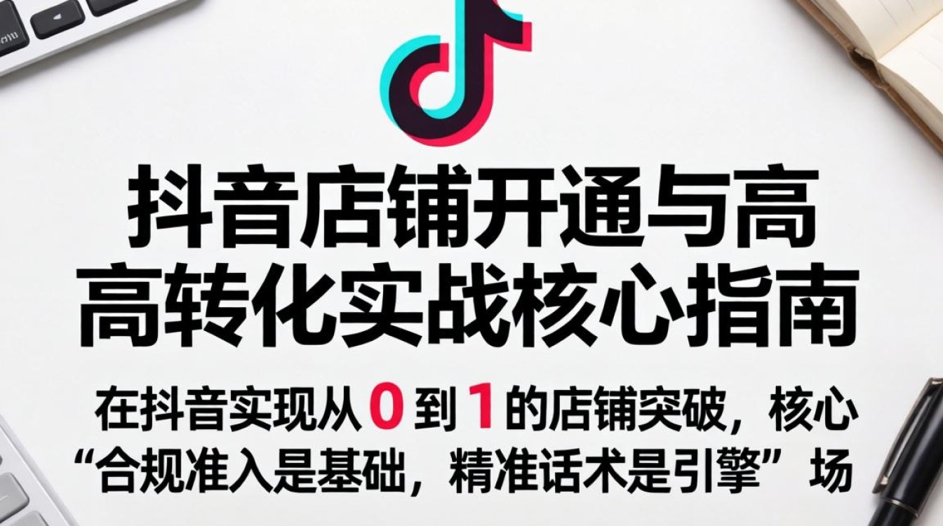 抖音开店流程与带货转化技巧