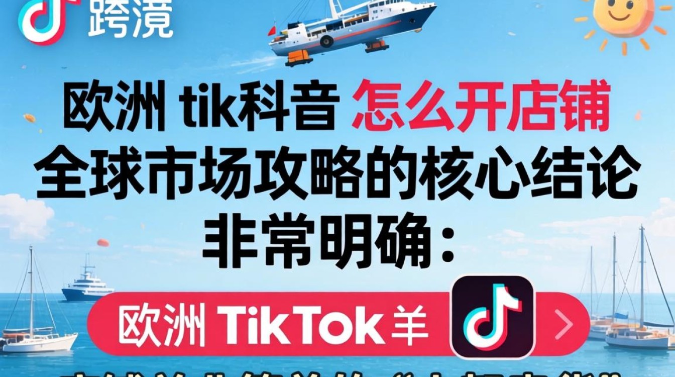 欧洲TikTok怎么开店铺