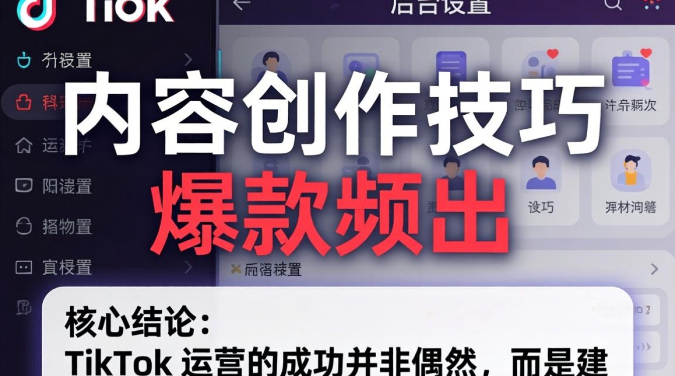 TikTok 设置中文教程及内容创作技巧
