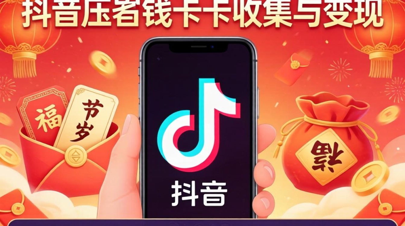 怎么收集抖音压岁钱的卡