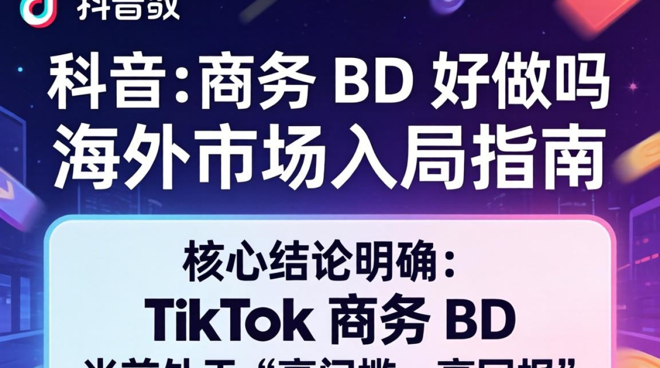 TikTok 商务bd怎么入行