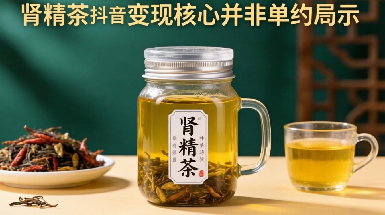 抖音肾精茶引流私域变现方法