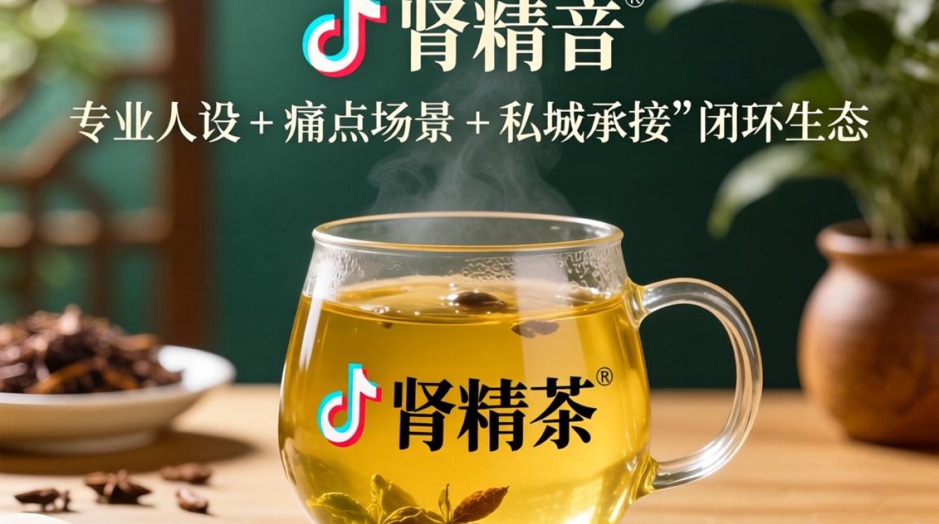 抖音肾精茶引流私域变现方法
