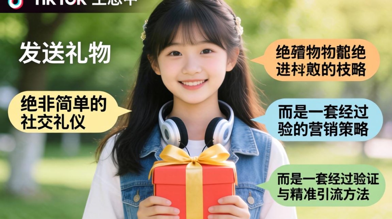 如何发送礼物进行 TikTok 精准引流