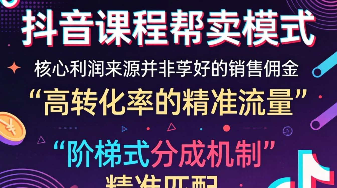 抖音课程帮卖分成怎么算