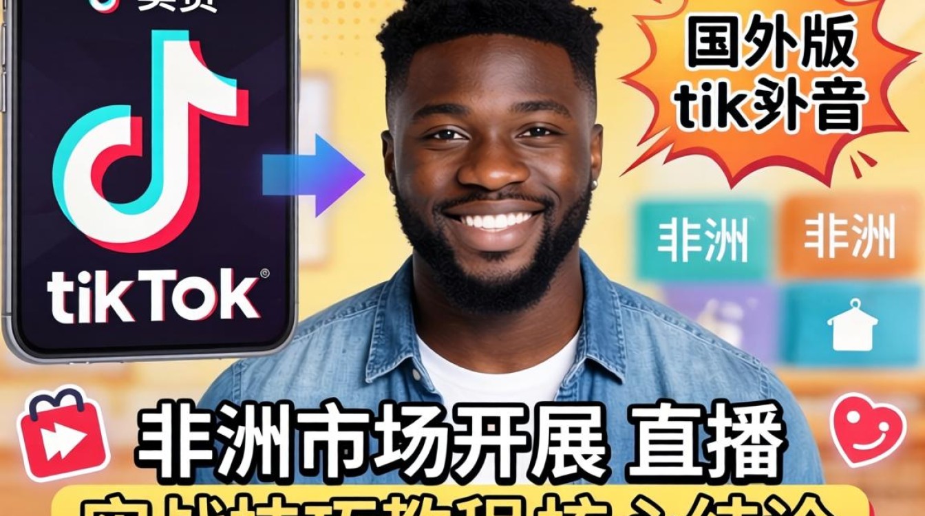 直播带货国外版tiktok非洲男实战技巧教程