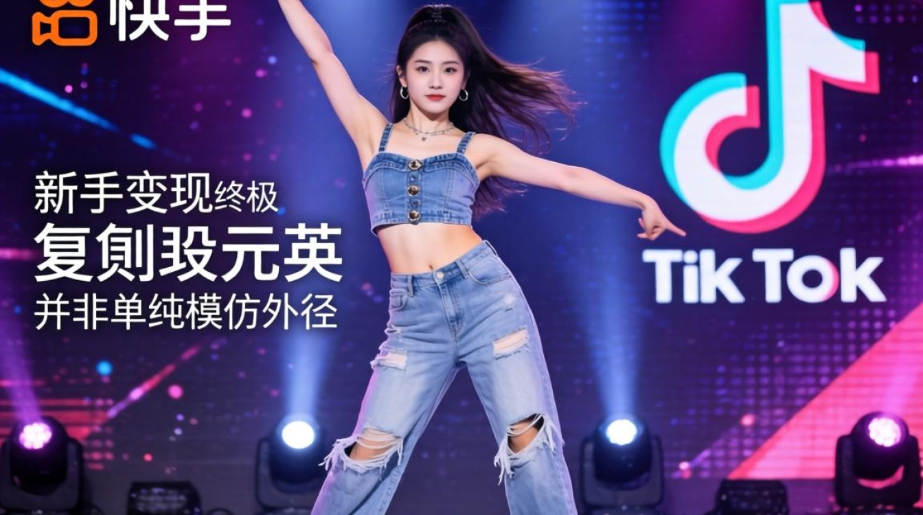 快手张元英 TikTok 舞台如何变现