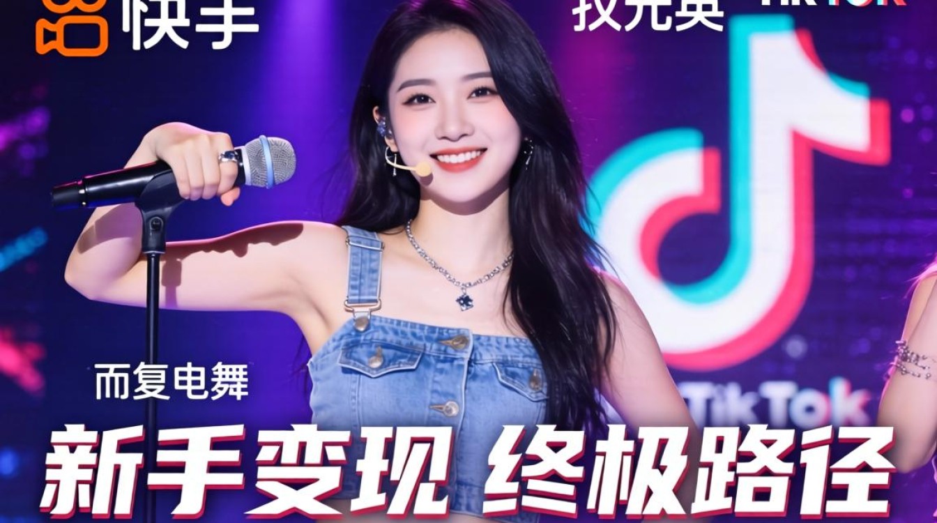 快手张元英 TikTok 舞台如何变现