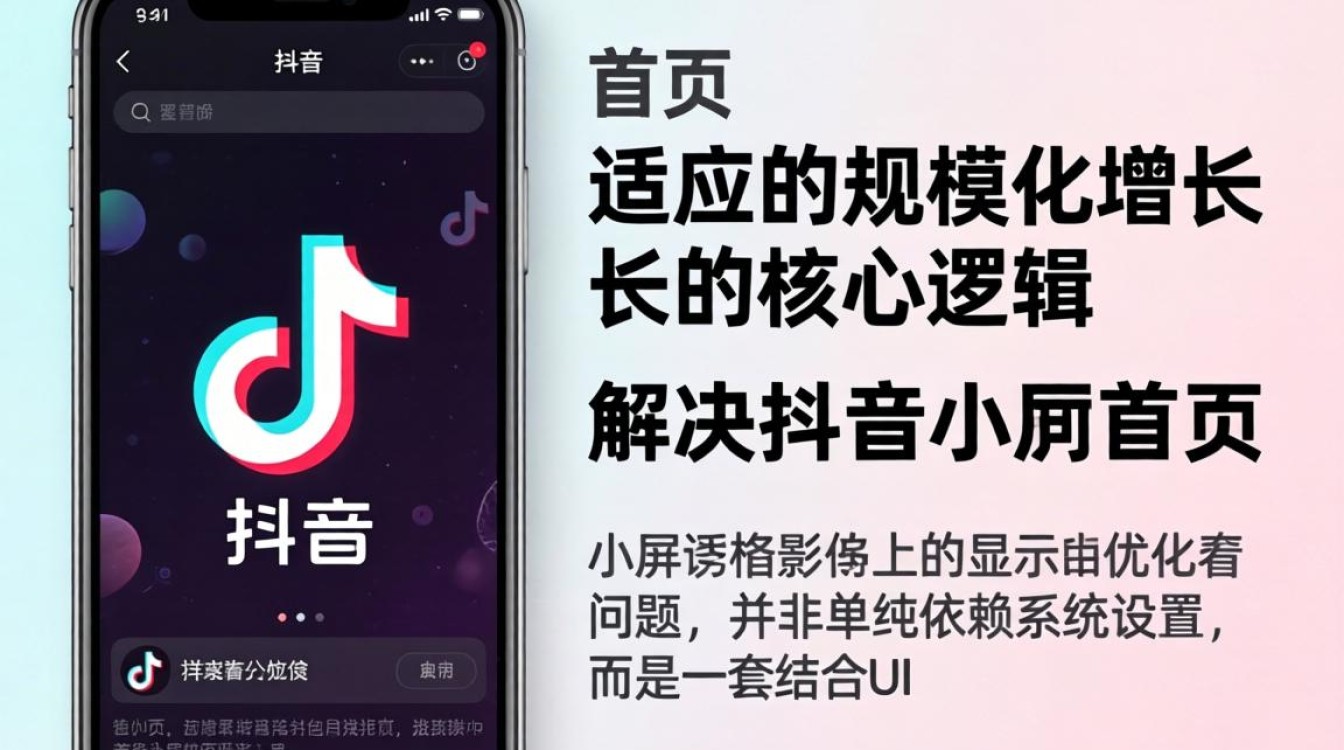 抖音首页怎么调小屏显示