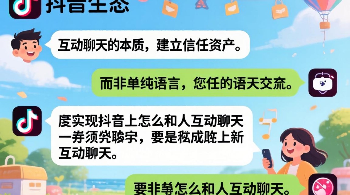 抖音互动聊天技巧与持续变现收入