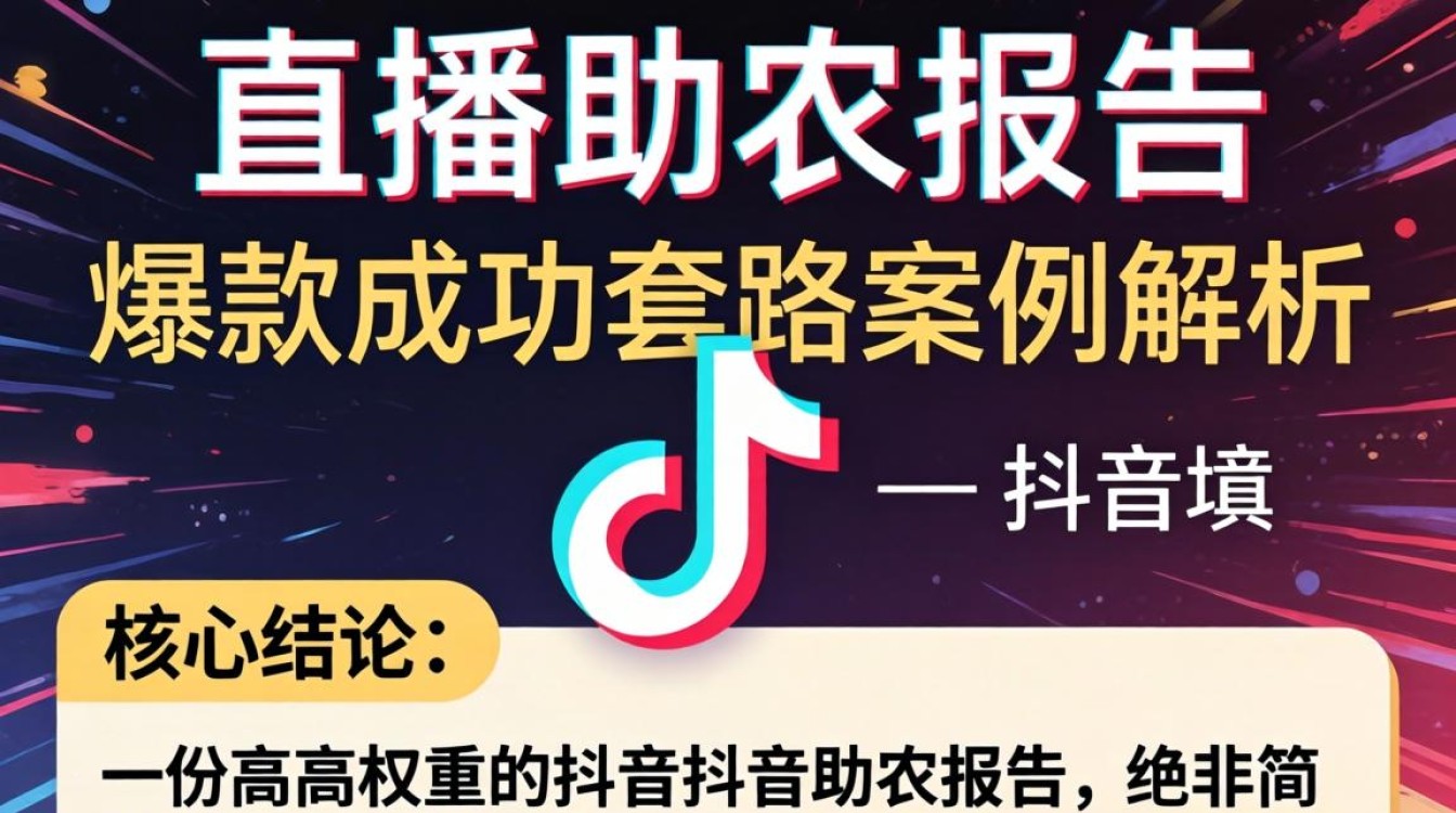 助农直播报告填写技巧与爆款案例解析