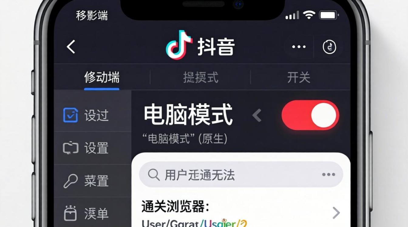 抖音上怎么开电脑模式啊