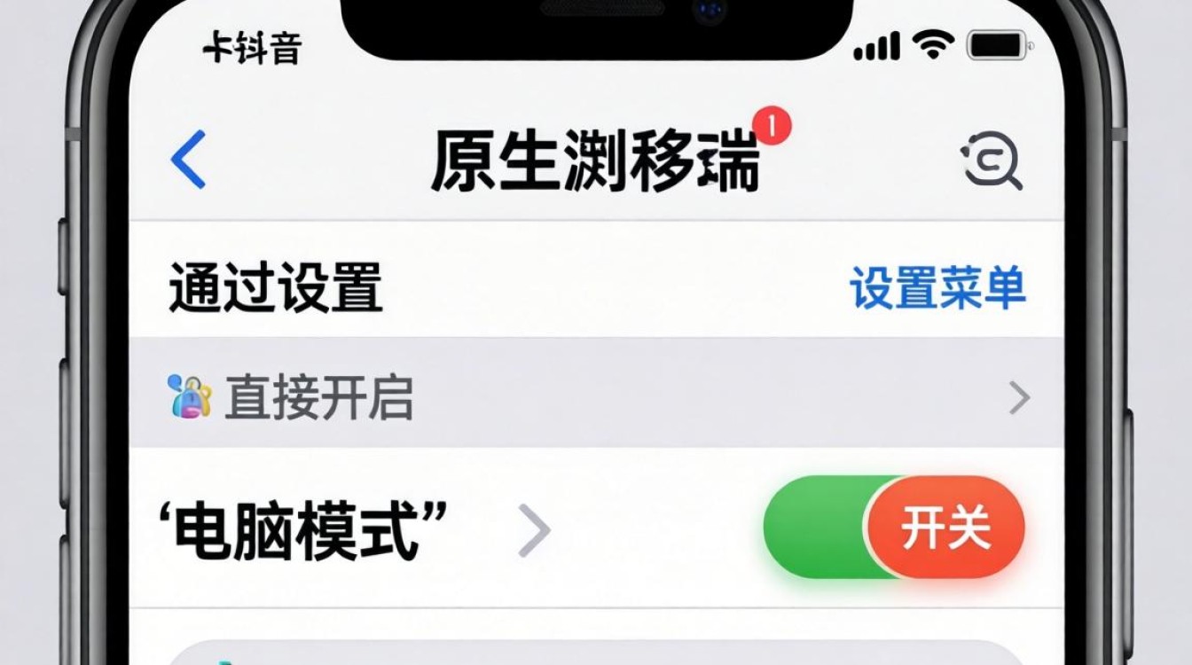 抖音上怎么开电脑模式啊