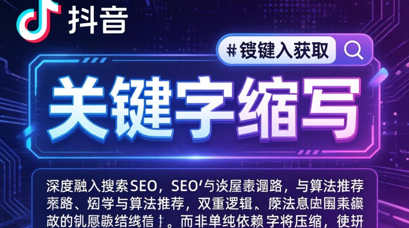 抖音关键字缩写怎么设置