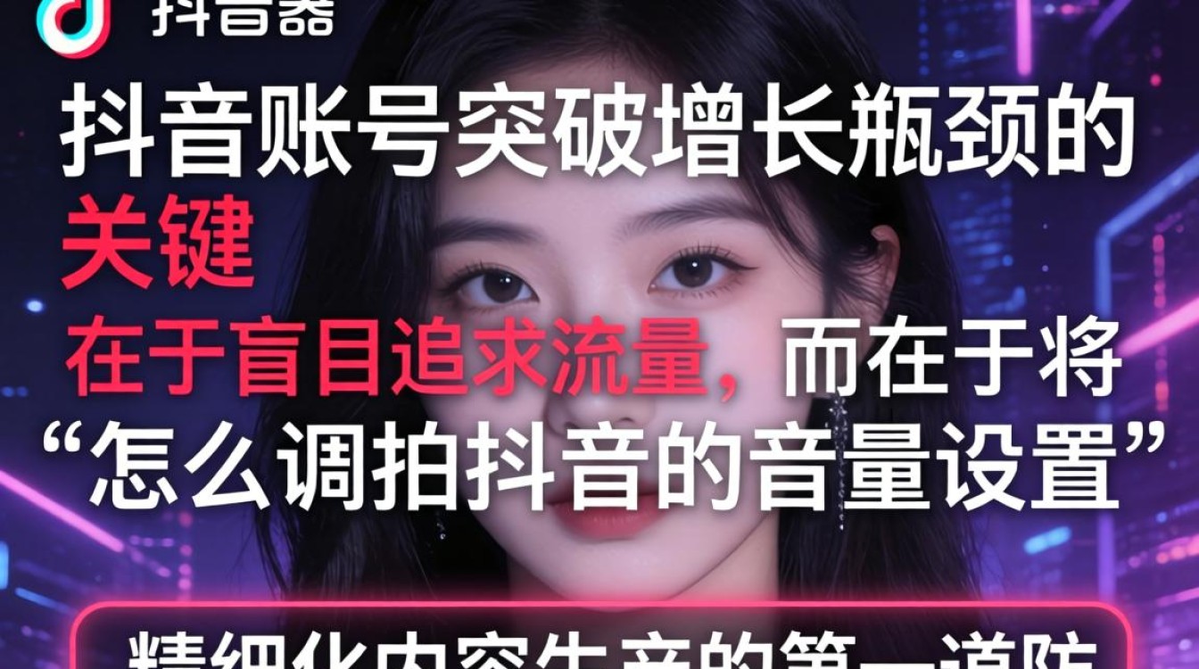 怎么调拍抖音的音量设置