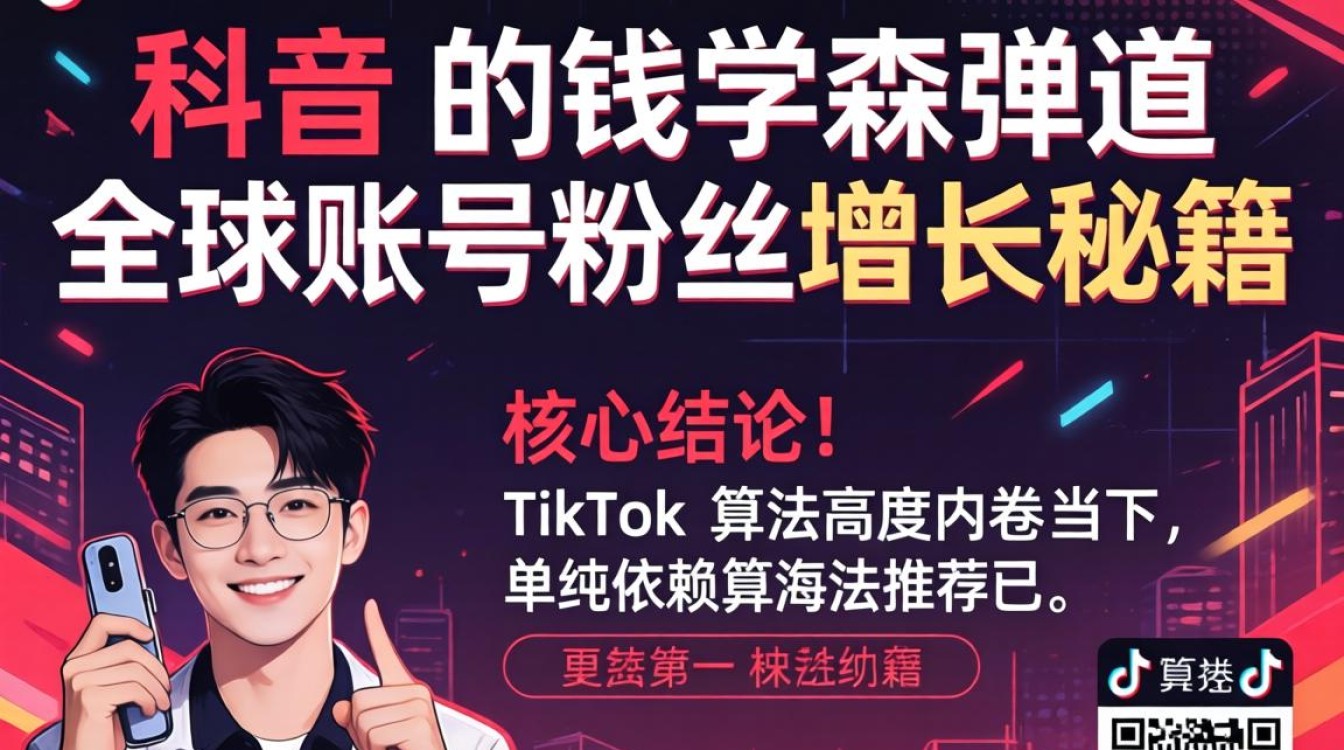 TikTok 上的钱学森弹道全球账号粉丝增长秘籍