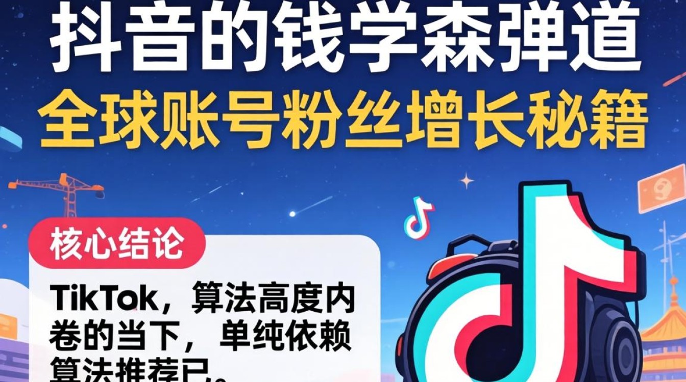 TikTok 上的钱学森弹道全球账号粉丝增长秘籍