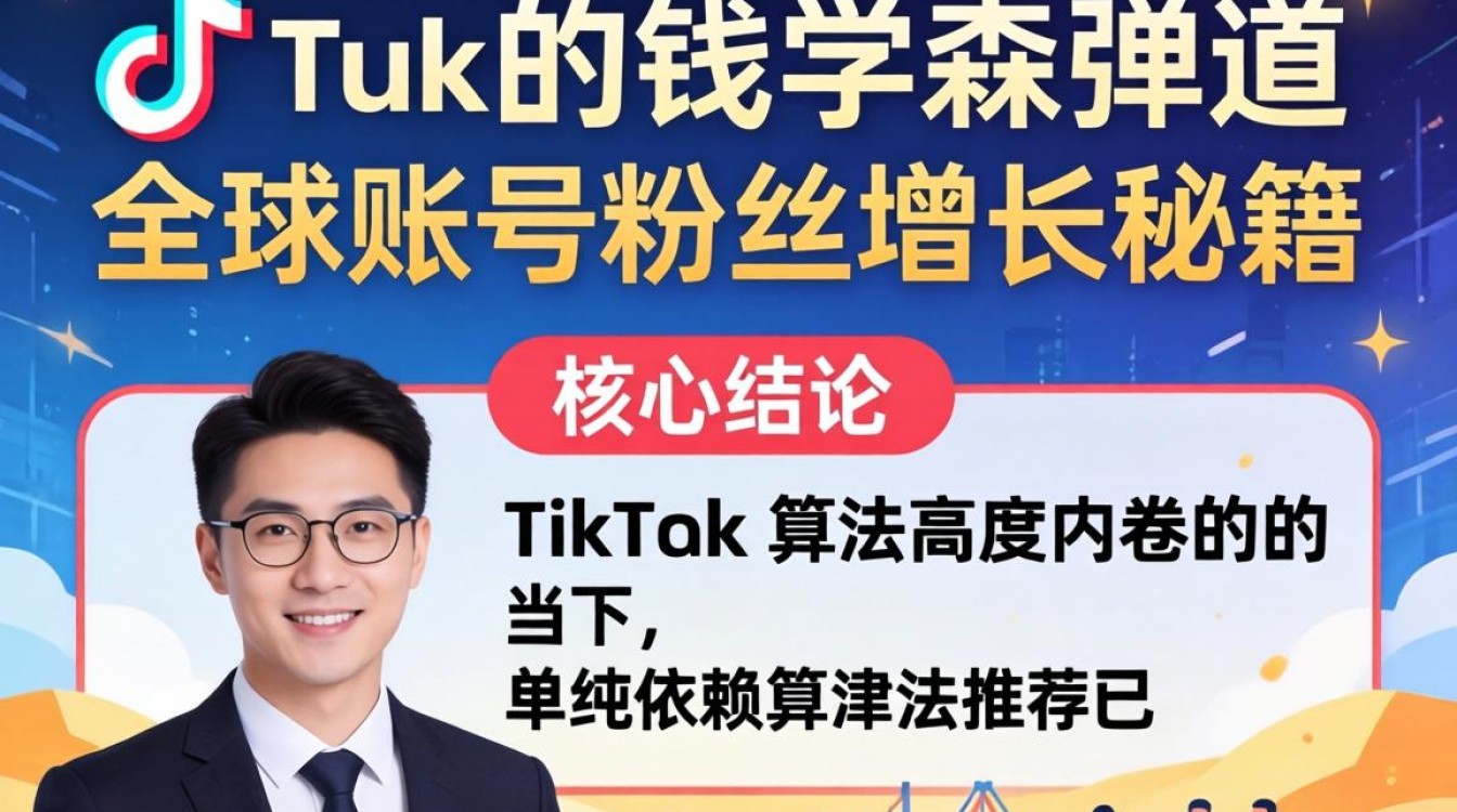 TikTok 上的钱学森弹道全球账号粉丝增长秘籍