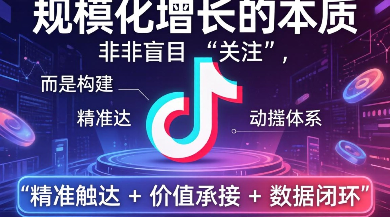 抖音规模化增长专业方法