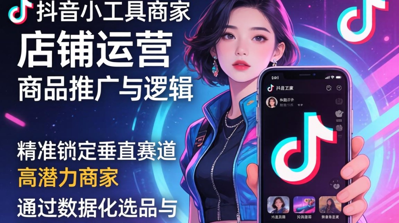 抖音小工具商家入驻与店铺运营推广