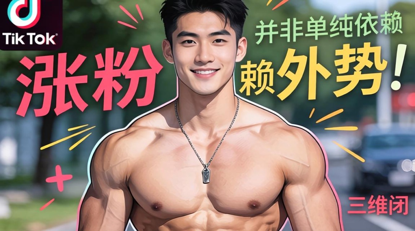 快手中国肌肉帅哥在 TikTok 涨粉秘籍普通人可学