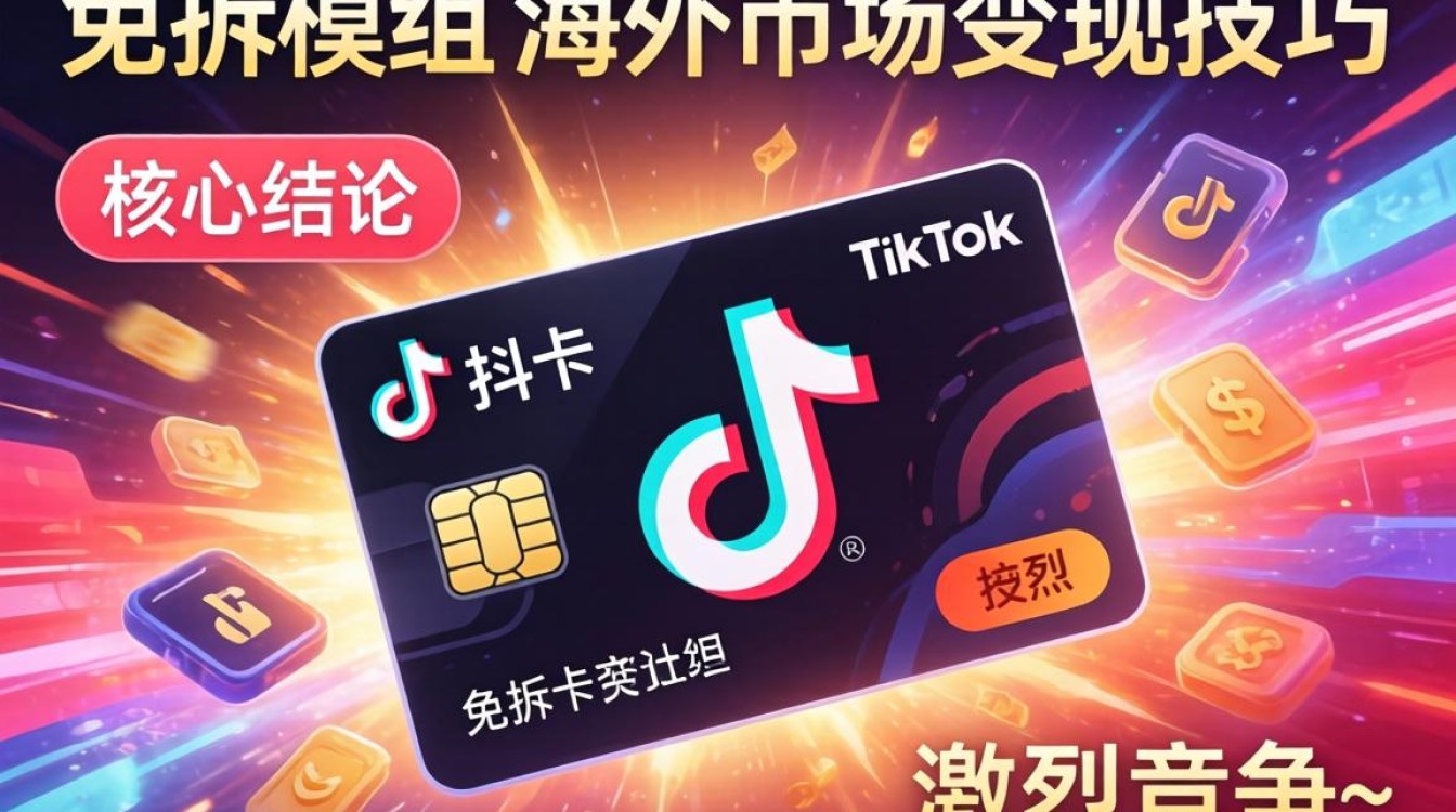 如何快速搭建免拆卡模组实现海外流量变现