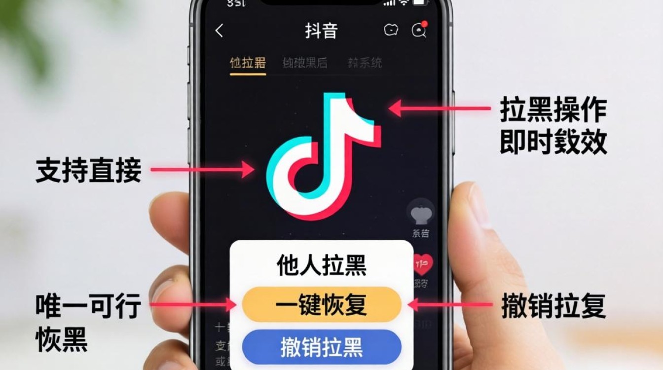 抖音把他人拉黑怎么恢复