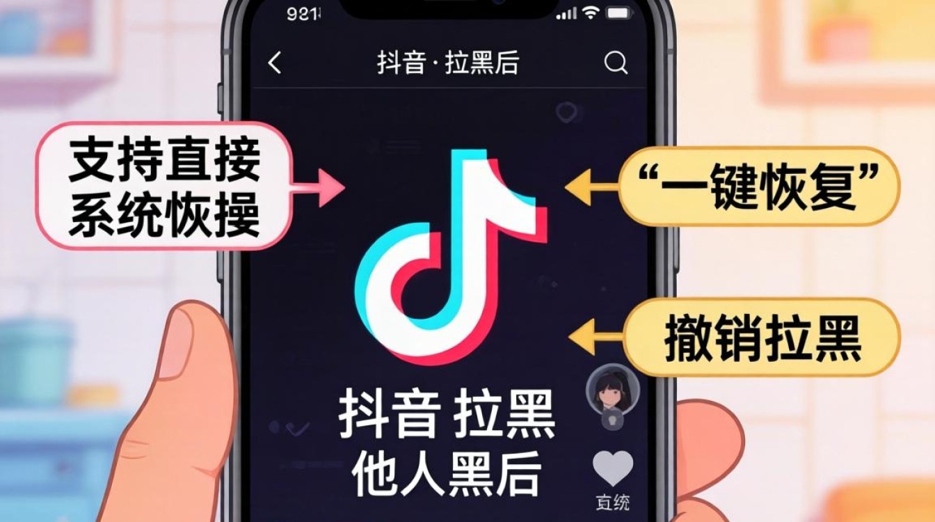 抖音把他人拉黑怎么恢复