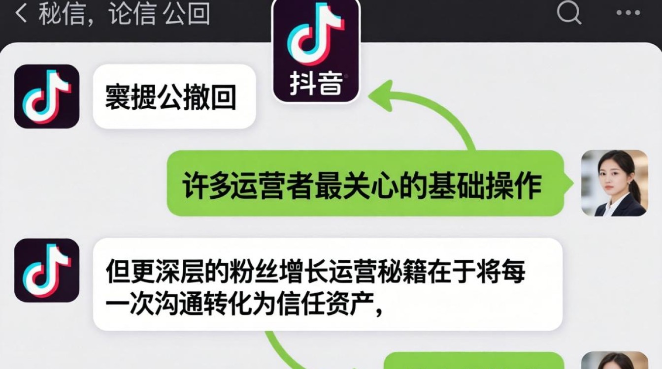 抖音私信撤回方法及粉丝增长运营秘籍