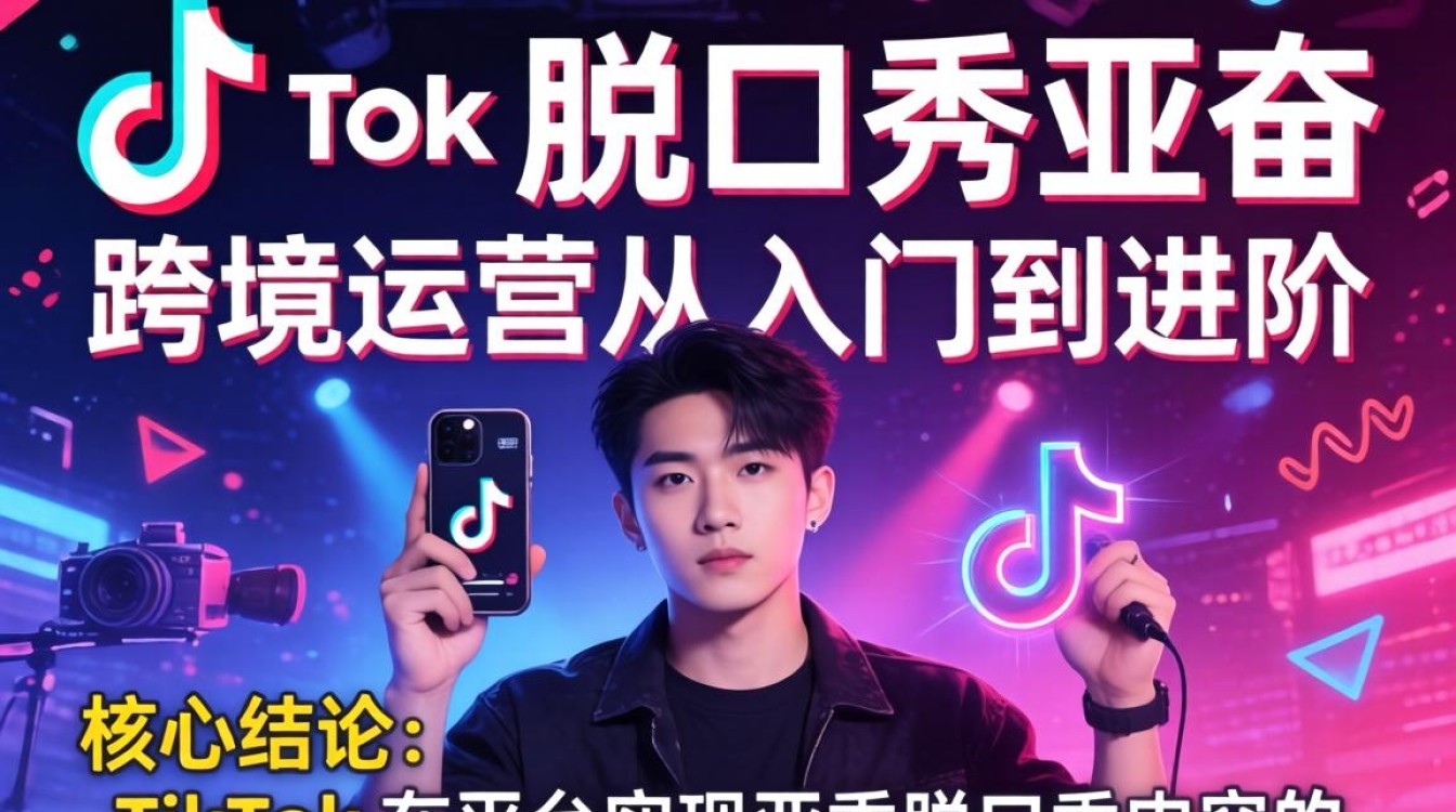 TikTok 脱口秀亚裔跨境运营从入门到进阶