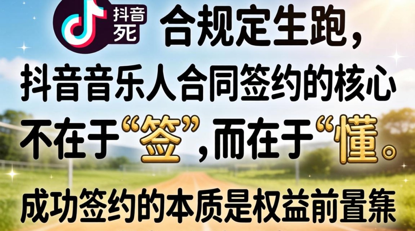抖音音乐人合同怎么签约