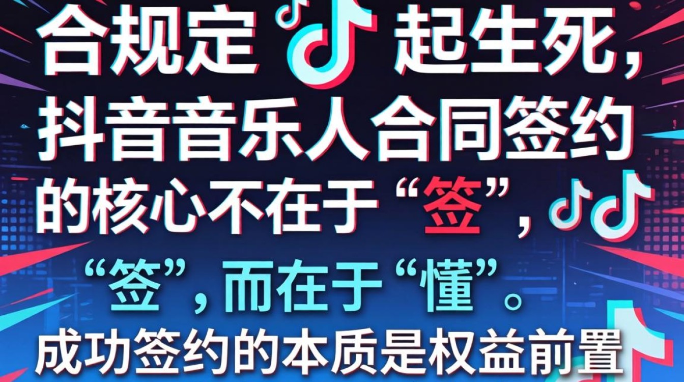 抖音音乐人合同怎么签约