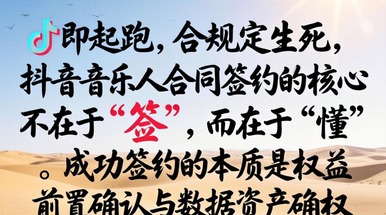 抖音音乐人合同怎么签约