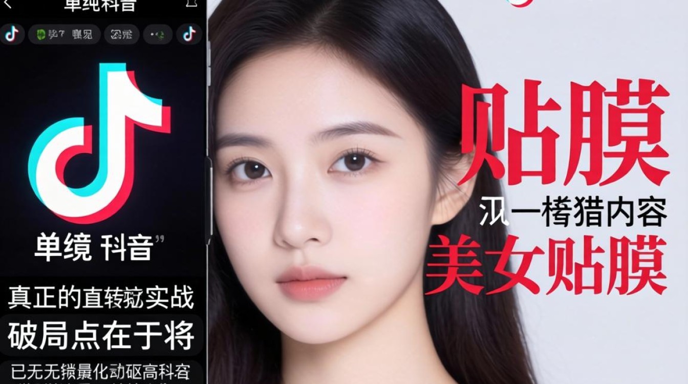 TikTok 美女贴膜 跨境电商实战攻略