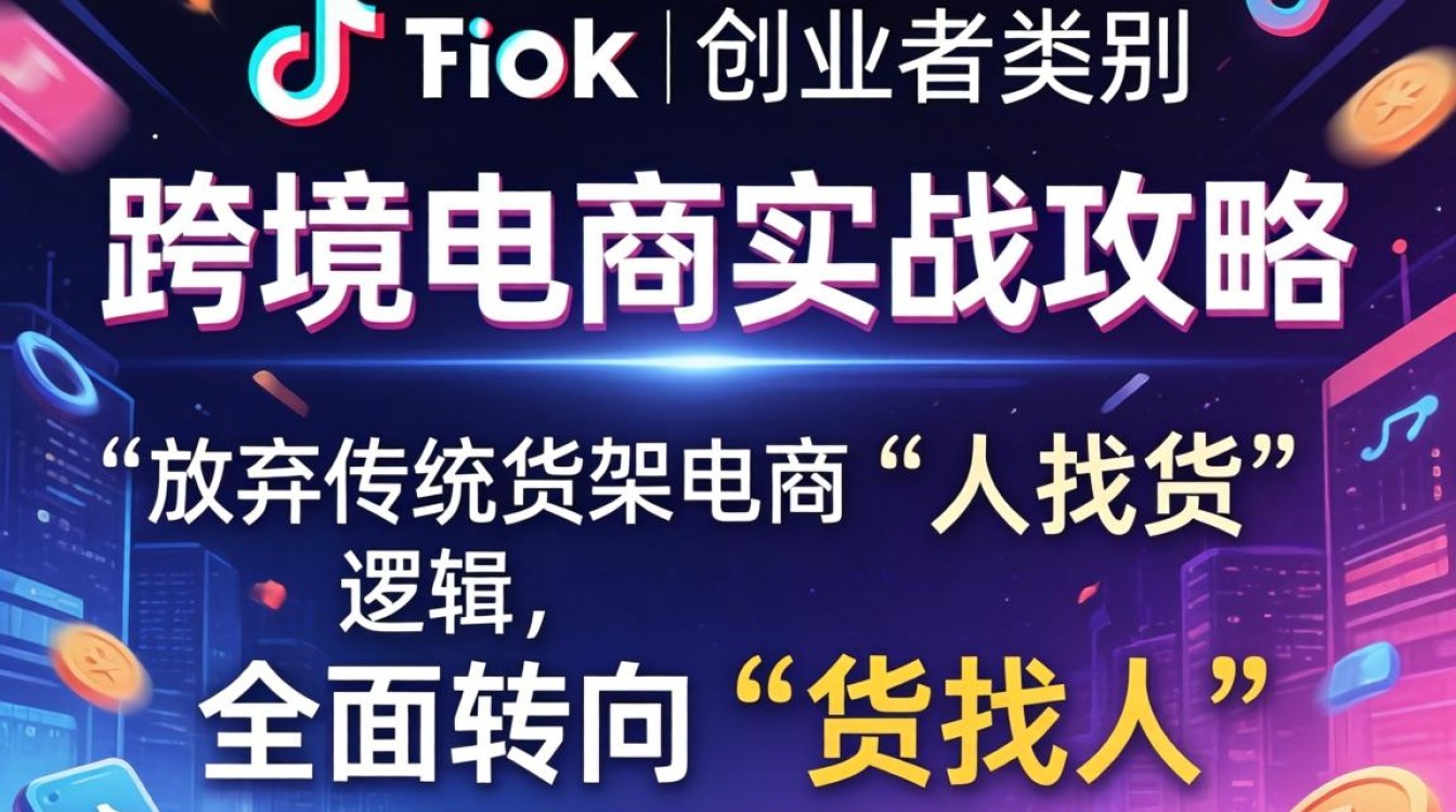 TikTok 创业者类别 跨境电商实战攻略
