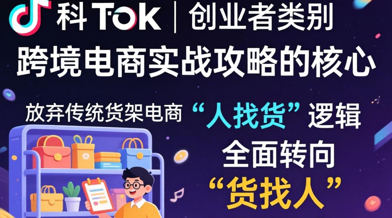 TikTok 创业者类别 跨境电商实战攻略