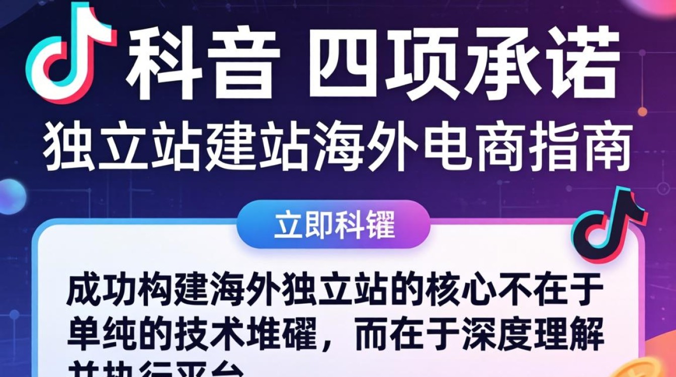 TikTok 四项承诺独立站建站海外电商指南
